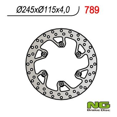 NG TARCZA HAMULCOWA TYŁ YAMAHA YZ 125 250 02-15