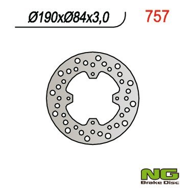 NG TARCZA HAMULCOWA TYŁ YAMAHA YZ 80 85 93-16
