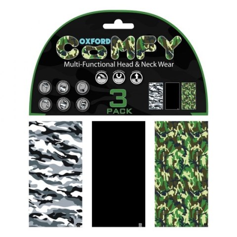 OXFORD KOŁNIERZ COMFY 3 SZT. CAMO