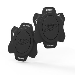 OXFORD SLIDERY DO KOMBINEZONU SKÓRZANEGO ROK OVAL -OWALNY BLACK KOMPLET