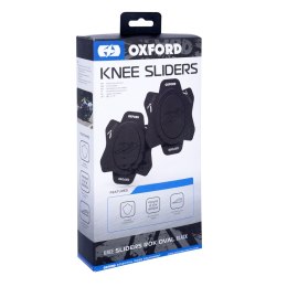 OXFORD SLIDERY DO KOMBINEZONU SKÓRZANEGO ROK OVAL -OWALNY BLACK KOMPLET