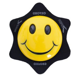 OXFORD SLIDERY DO KOMBINEZONU SKÓRZANEGO SMILER -UŚMIECH ŻÓŁTY KOMPLET