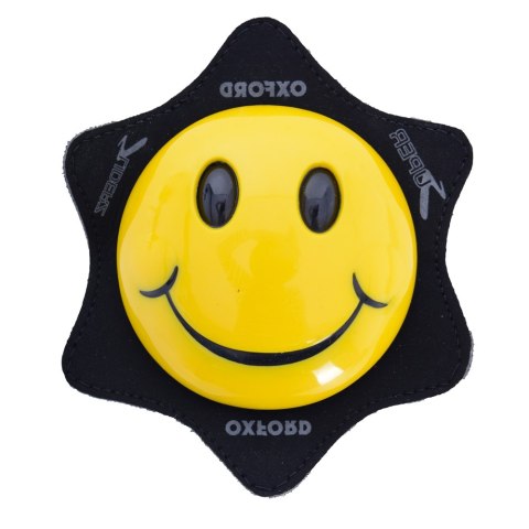 OXFORD SLIDERY DO KOMBINEZONU SKÓRZANEGO SMILER -UŚMIECH ŻÓŁTY KOMPLET
