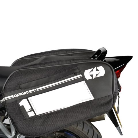 OXFORD SAKWY BOCZNE DUŻE F1 PANNIER LARGE 55L BLACK POJEMNOŚĆ 45