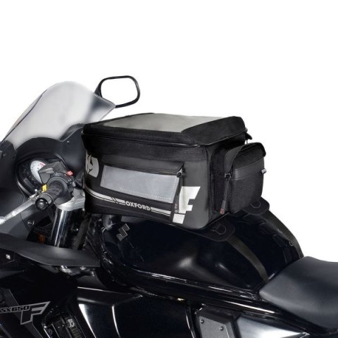 OXFORD TORBA NA ZBIORNIK MOTOCYKLA TANK BAG F1 SMALL 18L STRAP ON MOCOWANIE OXFORD TORBA NA ZBIORNIK MOTOCYKLA TANK BAG F1 SMALL 18L STRAP ON MOCOWANIE