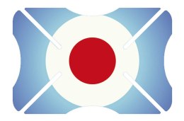 OXFORD NAKLEJKA NA TYŁ KASKU WIELOKROTNEGO UŻYTKU TARGET BUMPER