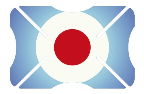 OXFORD NAKLEJKA NA TYŁ KASKU WIELOKROTNEGO UŻYTKU TARGET BUMPER