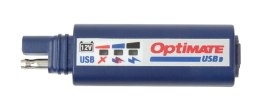 OPTIMATE ŁADOWARKA USB ZE ZŁĄCZEM SAE ORAZ WSKAŹNIKIEM NAŁADOWANIA AKUMULATORA 5V 2400MA EL