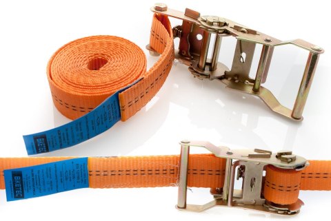 BIKETEC PAS TRANSPORTOWY 35MM/4MB Z NAPINACZEM 1-CZĘŚCIOWY ORANGE