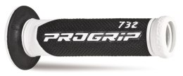PROGRIP MANETKI PG732 ROAD 22+25MM, DŁ.125MM WHITE/BLACK DWUSKŁ. 732-137