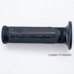 PROGRIP MANETKI PG732 ROAD 22+25MM, DŁ.125MM TYTAN/BLACK DWUSKŁ. 732-298