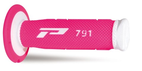 PROGRIP MANETKI PG791 OFF ROAD 22+25MM, DŁ.115MM FUKSJA FLUO DWUSKŁ. 791-243 PG791WH FX