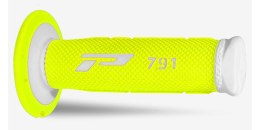 PROGRIP MANETKI PG791 OFF ROAD 22+25MM, DŁ.115MM FLUO DWUSKŁ. 791-244 PG791WH YLF
