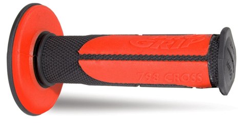PROGRIP MANETKI PG798 OFF ROAD 22+25MM, DŁ.115MM DWUSKŁ. HALF WAFFLE 798-125 PG798BK RD