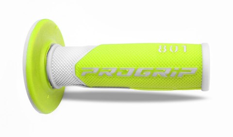 PROGRIP MANETKI PG801 OFF ROAD 22+25MM, DŁ.115MM FLUO DWUSKŁ. 801-244 PG801WH YLF