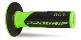 PROGRIP MANETKI PG801 OFF ROAD 22+25MM, DŁ.115MM FLUO DWUSKŁ. 801-295 PG801GRF BK