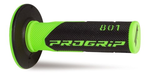 PROGRIP MANETKI PG801 OFF ROAD 22+25MM, DŁ.115MM FLUO DWUSKŁ. 801-295 PG801GRF BK