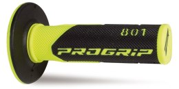 PROGRIP MANETKI PG801 OFF ROAD 22+25MM, DŁ.115MM FLUO DWUSKŁ. 801-204 PG801YLF BK