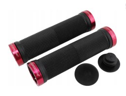 PROGRIP MANETKI PG999 ATV JET SKI 22+22MM, DŁ. 120MM Z CZERWONĄ BLOKADĄ LOCK-ON 999-107