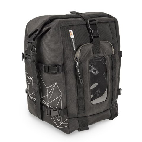 KAPPA TORBA NA ZBIORNIK MAGNETYCZNA LUB PLECAK 20L BLACK