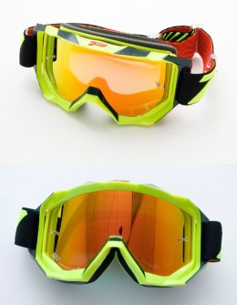 PROGRIP GOGLE PG3200 FL VENOM FLUO SZYBA PG3248 LUSTRZANA ANTISCRATCH, NO FOG, ANTI UV PG3200FLYL
