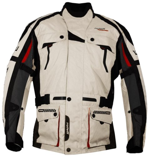 ROLEFF KURTKA TEKSTYŁ DŁUGA Z MEMBRANĄ WIND-TEX CHICAGO KPL RO1524 POPIELATY S