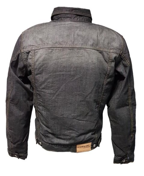 ROLEFF WIELKA PROMOCJA KURTKA KRÓTKA JEANS ARAMID MODEL RO1514 BLACK M