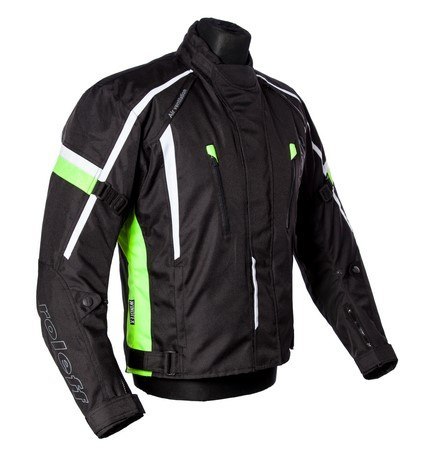 ROLEFF WIELKA KURTKA TEKSTYŁ KRÓTKA Z MEMBRANĄ ANCONA BLACK/FLUO ROZMIAR S