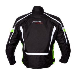 ROLEFF WIELKA KURTKA TEKSTYŁ KRÓTKA Z MEMBRANĄ ANCONA BLACK/FLUO ROZMIAR S