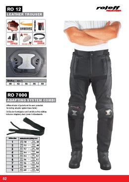 ROLEFF SPODNIE SKÓRZANE RO12 50