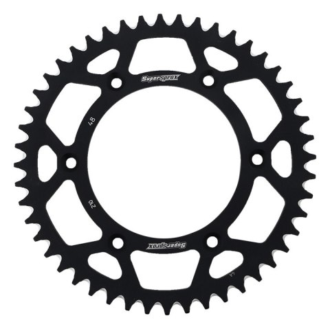 SUPERSPROX ZĘBATKA TYŁ ALUMINIOWA 7075-T6 289 48 HONDA CR/CRF 83- 16 BLACK SUPERSPROX ZĘBATKA TYŁ ALUMINIOWA 7075-T6 289 48 HONDA CR/CRF 83- 16 BLACK