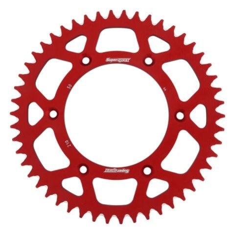 SUPERSPROX ZĘBATKA TYŁ ALUMINIOWA 7075-T6 289 50 HONDA CR/CRF/XR 83- 16 RED