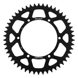 SUPERSPROX ZĘBATKA TYLNA ALU 7075-T6 ERGAL 489 50 KAWASAKI KX/KXF 84-18 JTR460.50 KOLOR CZARNY