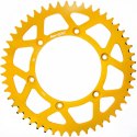 SUPERSPROX ZĘBATKA TYŁ ALUMINIOWA 7075-T6 808 50 SUZUKI RM/RMZ KOLOR ZŁOTY