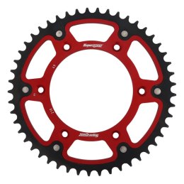 SUPERSPROX ZĘBATKA TYLNA 289 49 STEALTH HONDA CR/CRF/XR '83-'16 RED