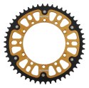 SUPERSPROX ZĘBATKA TYLNA 489 50 STEALTH KAWASAKI KX/KXF `84-18 KOLOR ZŁOTY