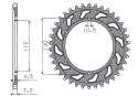 SUNSTAR ZĘBATKA TYŁ 4385 46 YAMAHA R6 06-20, MT09 14-19, SUZUKI GSXR 750 11
