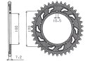 SUNSTAR ZĘBATKA TYŁ 4447 41/4363 41 APRILIA RSV 1000 04-15, TUONO 06-10, MA
