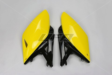 UFO BOCZKI TYLNE SUZUKI RMZ 250 10-18 YELLOW/BLACK
