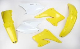 UFO KOMPLET PLASTIKÓW SUZUKI RMZ 250 04-06 KOLOR OEM BIAŁY/ŻÓŁTY SU403E999
