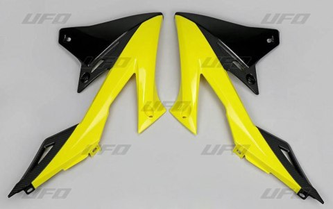 UFO OSŁONY CHŁODNICY SUZUKI RMZ 250 19-23, 450 18-23 UNI OEM ŻÓŁTY/BLACK