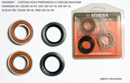 ŁOŻYSKA KOŁA USZCZELNIACZE PRZÓD KAWASAKI KX250