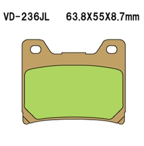 VESRAH KLOCKI HAMULCOWE KH88 SPIEK METALICZNY GOLD VESRAH KLOCKI HAMULCOWE KH88 SPIEK METALICZNY GOLD