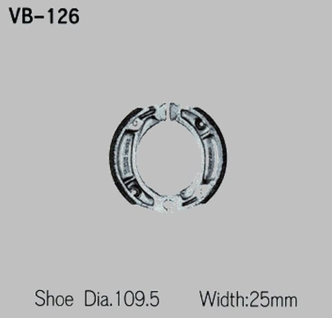 VESRAH SZCZĘKI HAMULCOWE HONDA XR 600R 85-90, XR 250R 84-91 MADE IN JAPAN