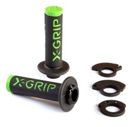 X-GRIP PROMOCJA MANETKI BRAAAAP GRIPS LOCK-ON-GRIP Z ADAPTERAMI ROLGAZU GREEN KOLOR ZIELONY