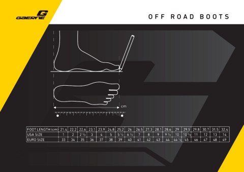 GAERNE (2023) BUTY CROSS SG-12 WHITE KOLOR BIAŁY ROZMIAR 41