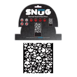 OXFORD KOŁNIERZ OCIEPLAJĄCY SNUG SKULLS CZASZKI BIAŁY/BLACK/ ROZMIAR UNI