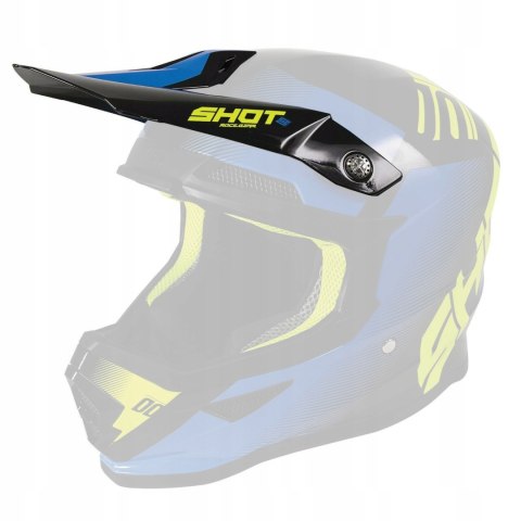 SHOT RACING DASZEK DO KASKU FURIOUS TRUST BLACK BLUE NEON YELLOW KOLOR CZARNY/NIEBIESKI/ŻÓŁTY FLUO GLOSSY SHOT RACING DASZEK DO KASKU FURIOUS TRUST BLACK BLUE NEON YELLOW KOLOR CZARNY/NIEBIESKI/ŻÓŁTY FLUO GLOSSY