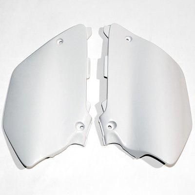 UFO BOCZKI TYLNE YAMAHA YZ 125/250 06-14 WHITE