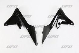 UFO OSŁONY CHŁODNICY YAMAHA YZF 250 14- 18, 450 17, WRF 15- 19, 16- KOLOR CZARNY
